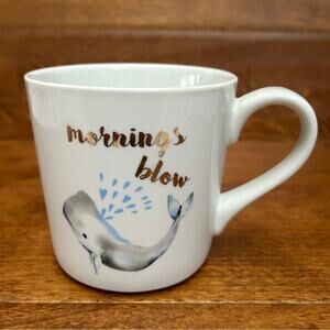 Mornings Blow Whale Mug